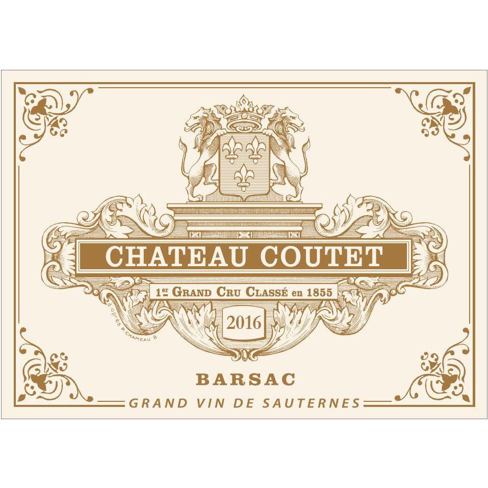 Chateau Coutet  2016 Front Label