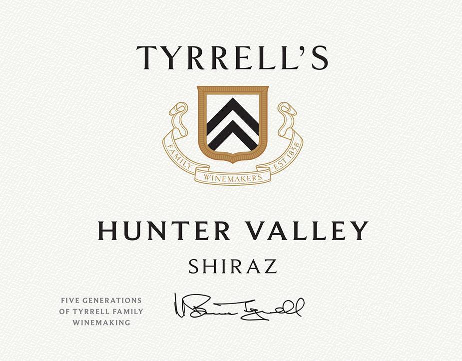 Tyrrell's Hunter Valley Shiraz 2019  Front Label