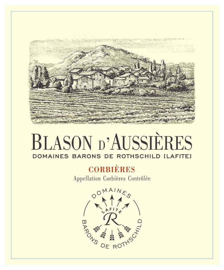 Chateau d'Aussieres Blason d'Aussieres Corbieres 2016 Front Label