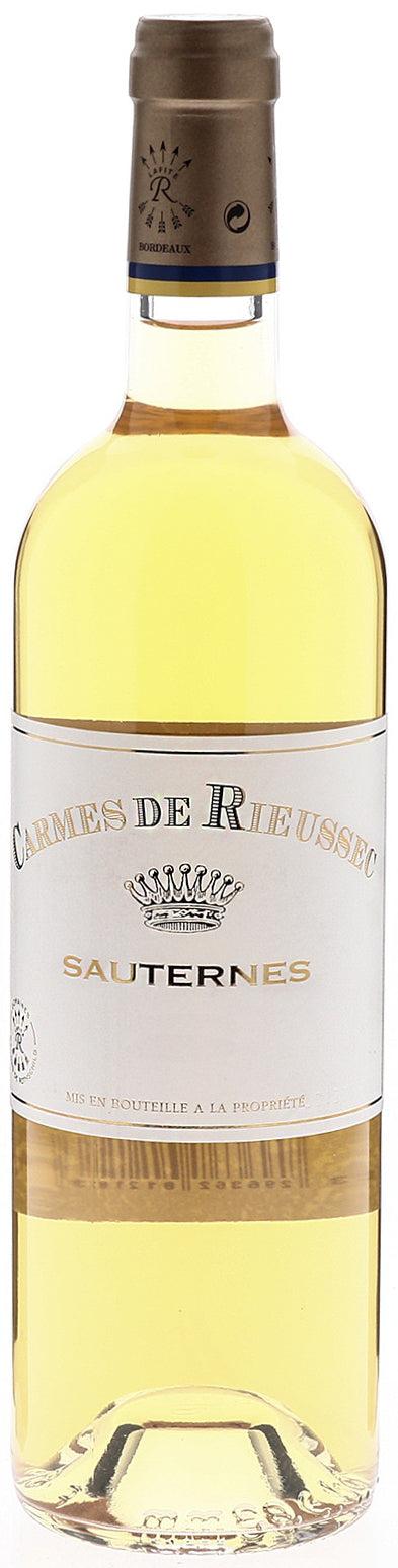 Chateau Rieussec Carmes de Rieussec Sauternes 2016  Front Bottle Shot