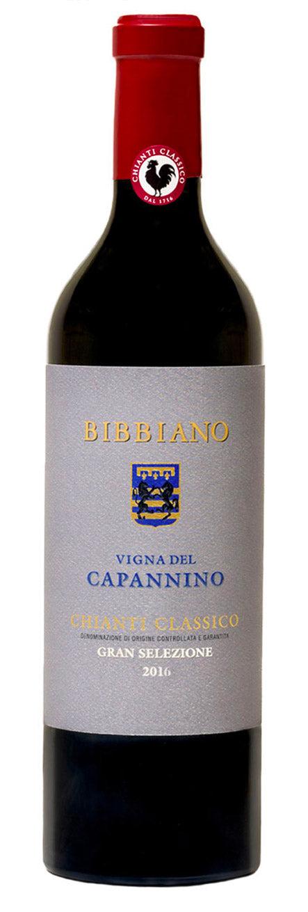 Bibbiano Vigna del Capannino Chianti Classico Gran Selezione 2016  Front Bottle Shot