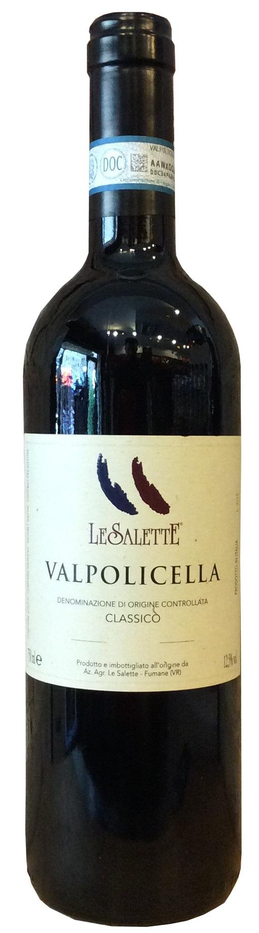 Le Salette Valpolicella Classico 2020  Front Bottle Shot