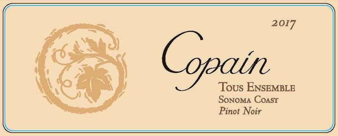 Copain Tous Ensemble Pinot Noir 2017  Front Label