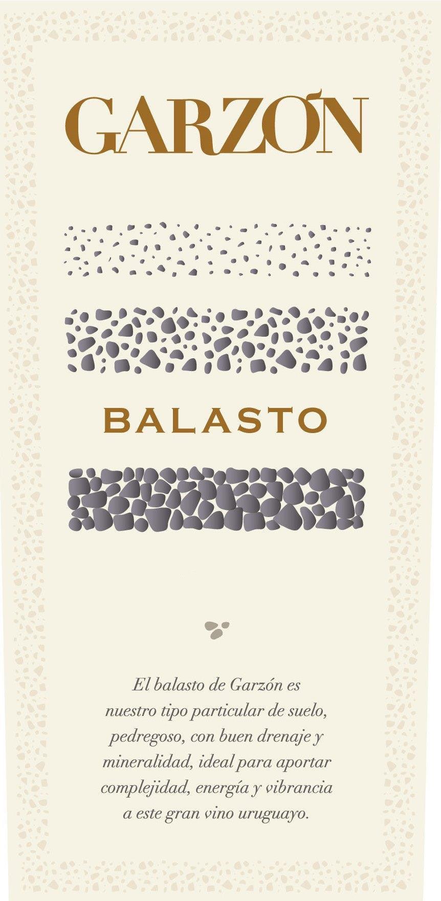 Bodega Garzon Uruguay Balasto 2016 Front Label