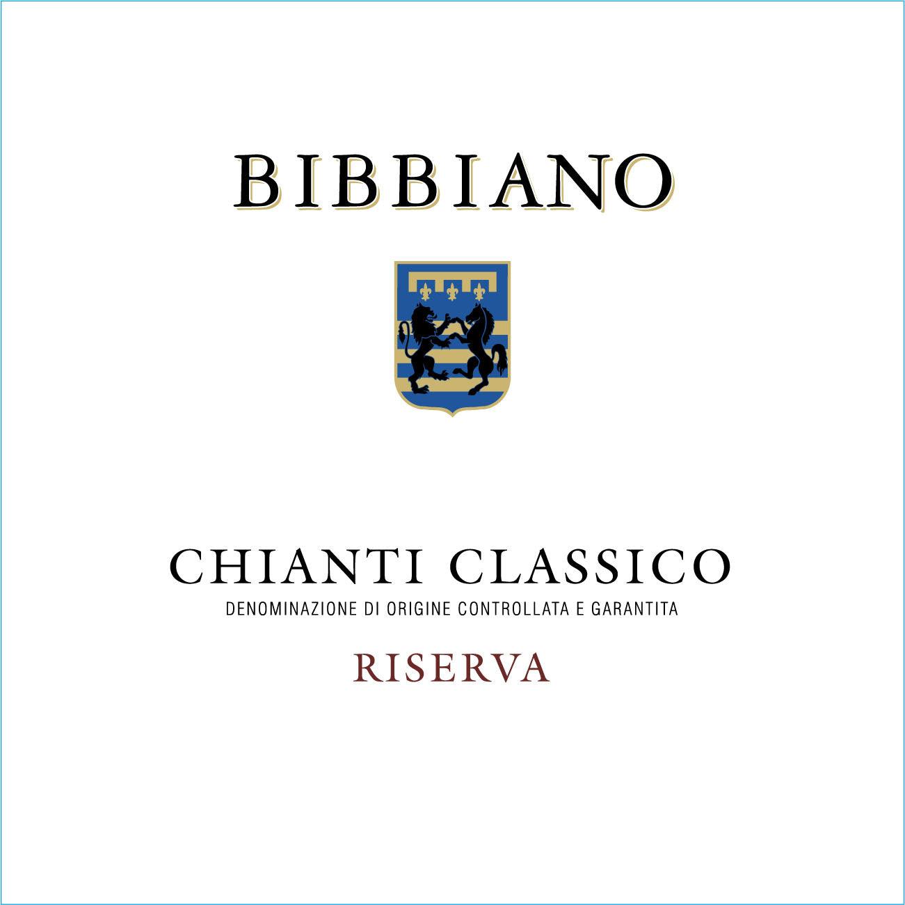 Bibbiano Chianti Classico Riserva 2018  Front Label